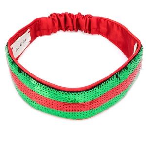 Gucci Web Sequined Kids Headband